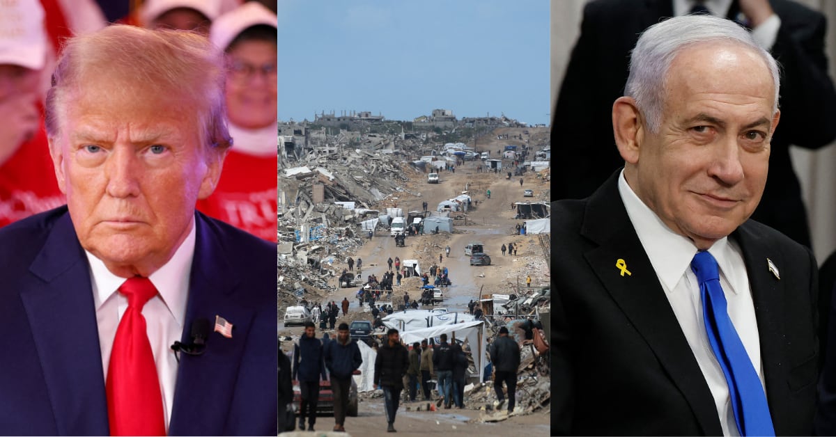 El presidente de Estados Unidos, Donald Trump, dijo que Israel le entregará Gaza a su país luego de finalizar la guerra. Trump se reunió con el primer ministro israelí Benjamín Netanyahu.