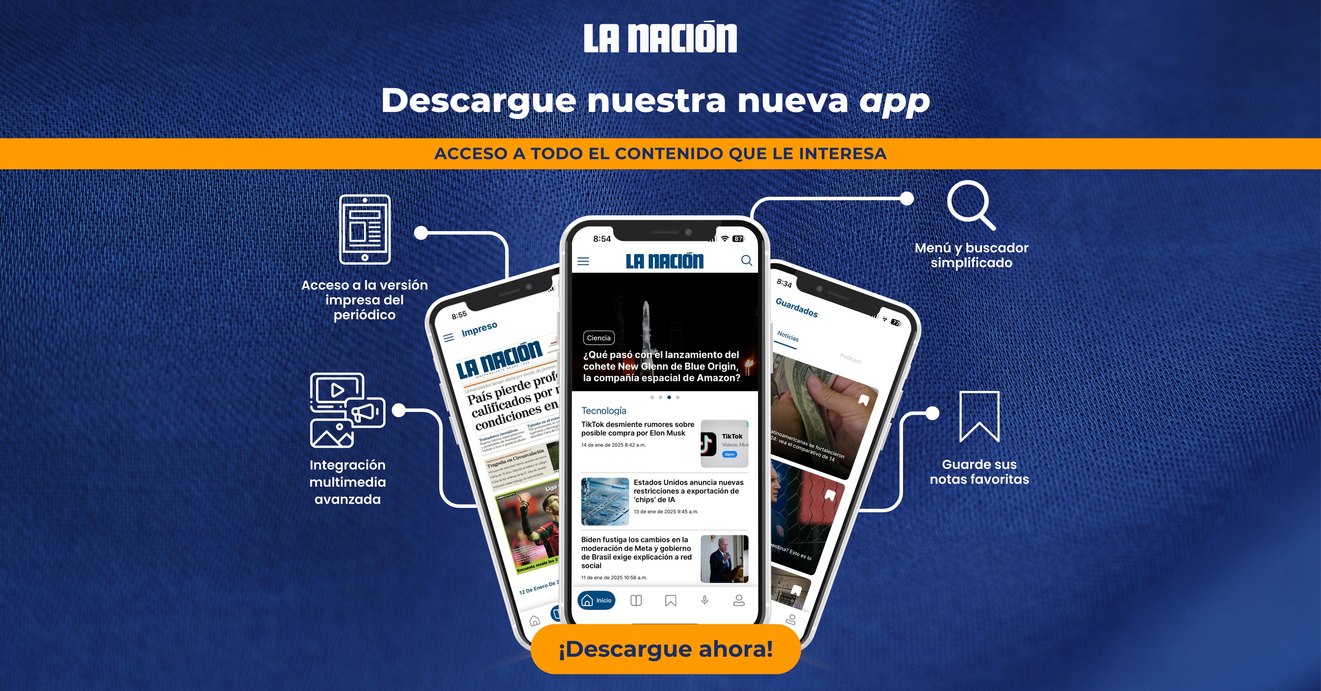 Comprometidos por brindar una mejor experiencia, La Nación lanza nueva app.
