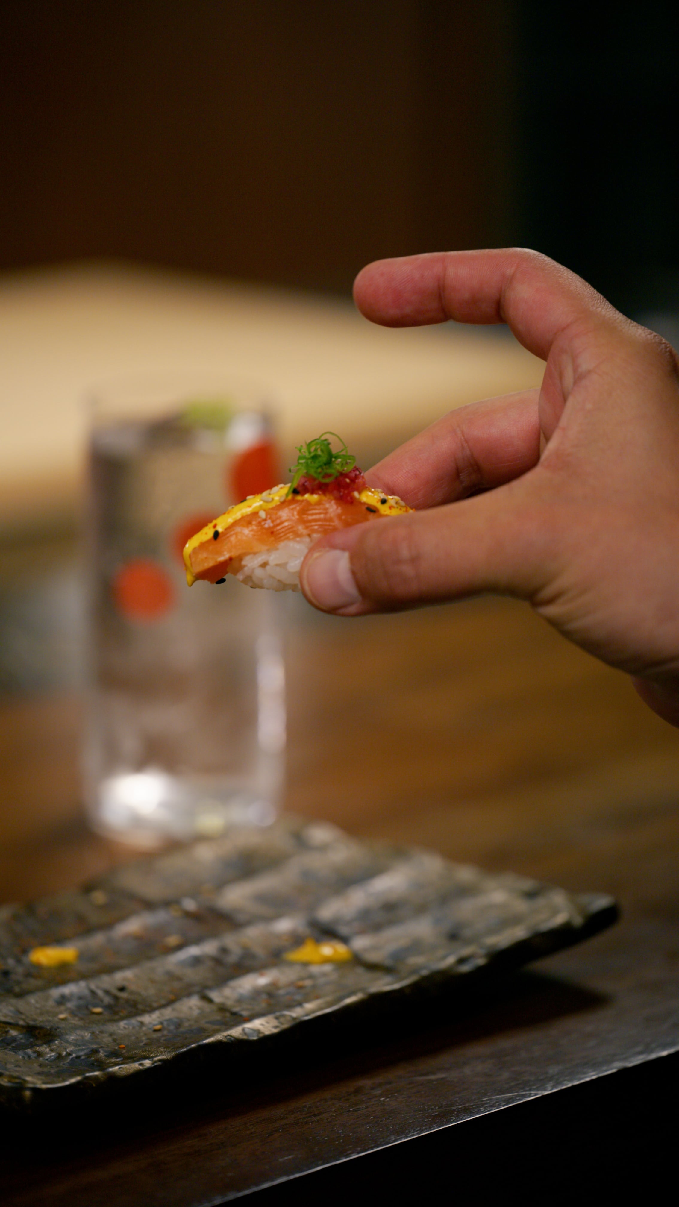 El menú de Enso incluye nigiri, maki y otros rollos y platillos.