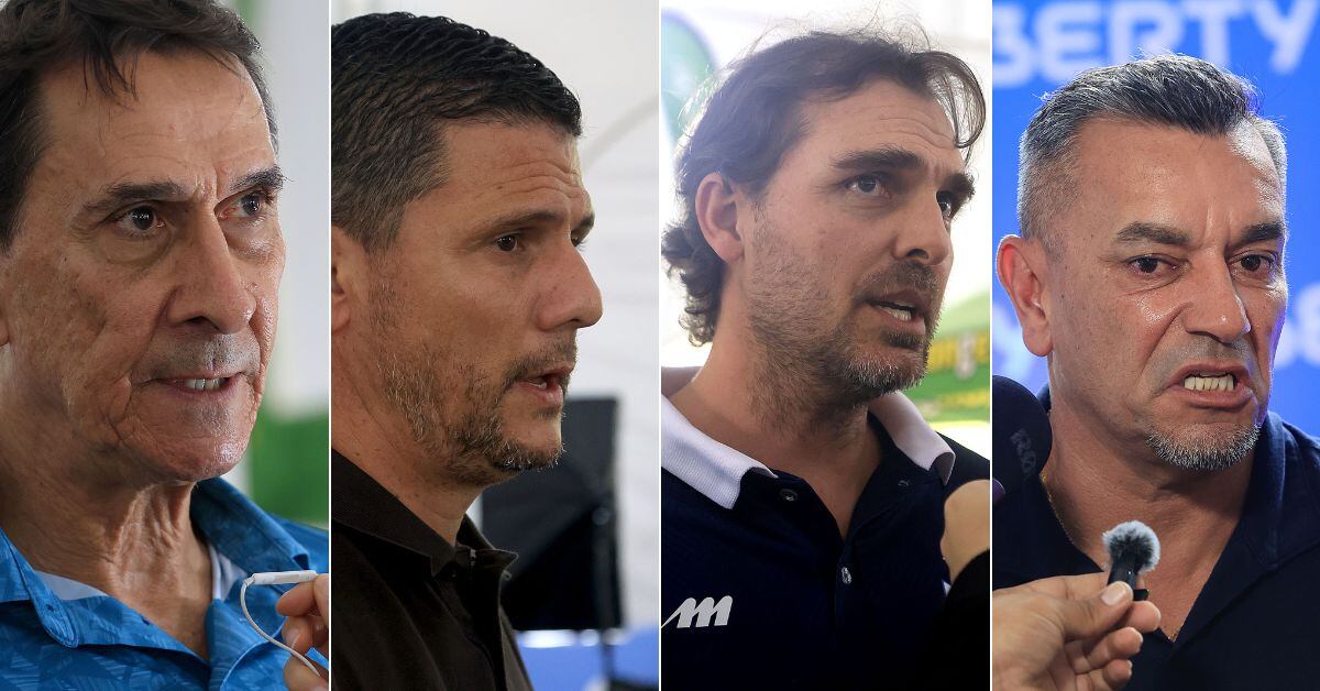 Alexandre Guimaraes, Alexander Vargas, Andrés Carevic y José Giacone aspiran a lo máximo con Liga Deportiva Alajuelense, Herediano, Cartaginés y Saprissa, respectivamente.