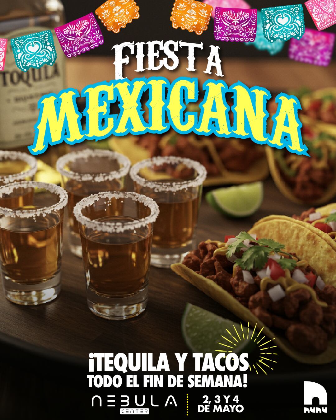 La Fiesta Mexicana se celebrará del 2 al 4 de mayo en el Nébula Center de Heredia con gastronomía, música y espectáculos folclóricos.