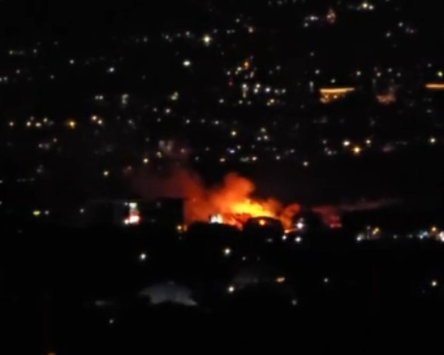 Fuga de gas provoca enorme incendio en Santa Ana | La Nación