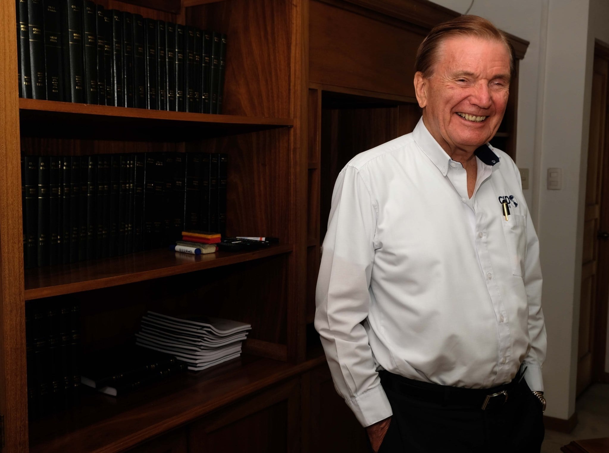 A los 84 años de edad, falleció Carlos Denton.