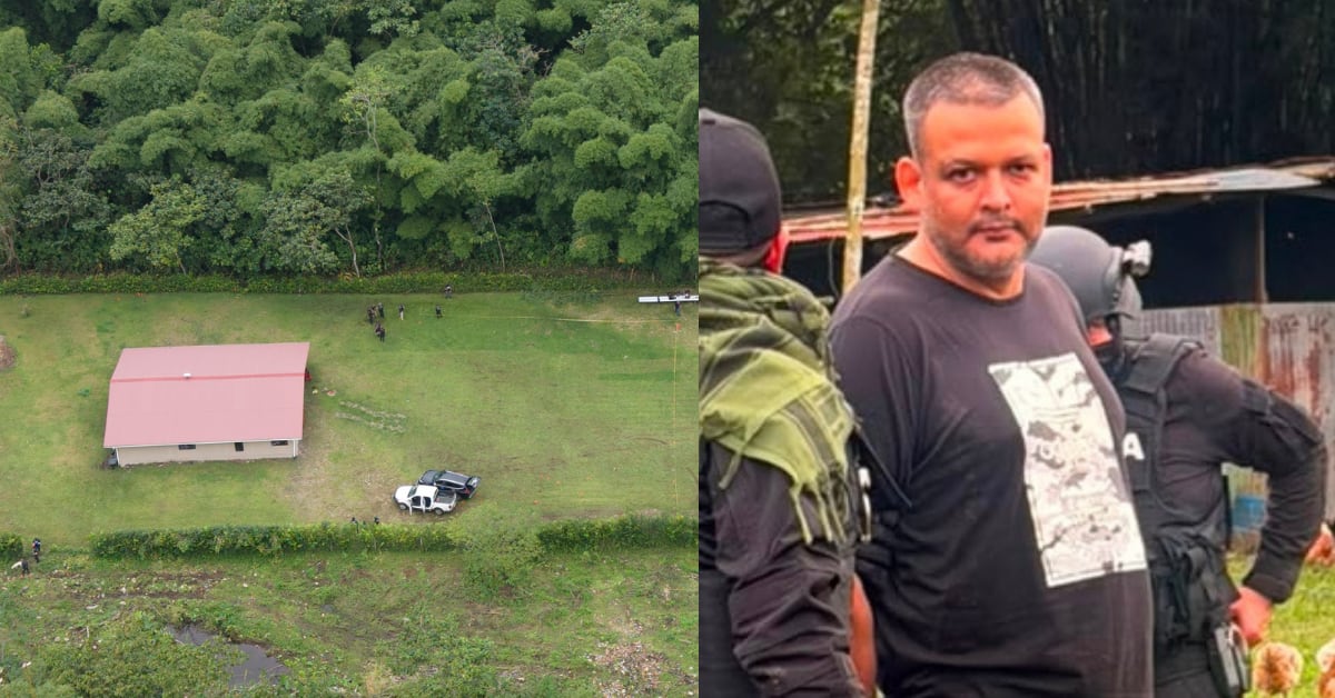 Alias Diablo fue capturado en una finca privada en Río Frío de Sarapiquí.