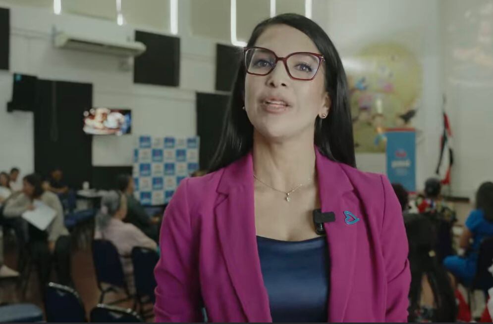 Kennly Garza Sánchez , presidenta del PANI