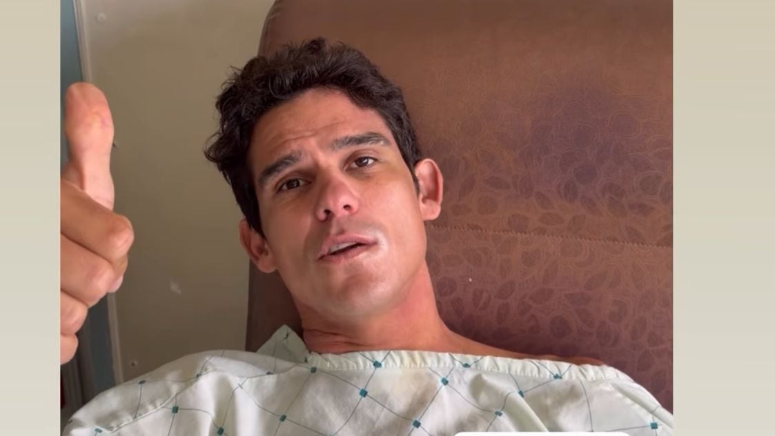 El ciclista costarricense Andrey Amador habló por primera vez luego del accidente que sufrió en Bejuco de Parrita. Foto: Captura de video