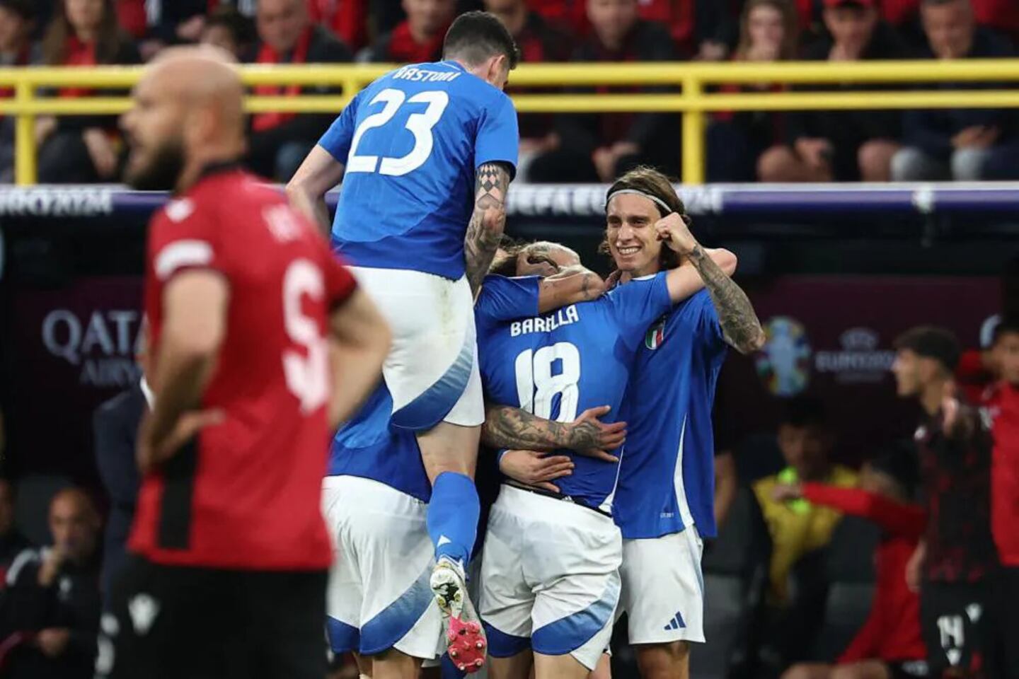 Italia sufre pero triunfa en su debut contra Albania | La Nación