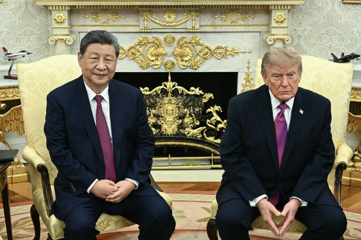 El presidente de Estados Unidos, Donald Trump, y el presidente de China, Xi Jinping, sostienen una reunión bilateral en el Despacho Oval de la Casa Blanca, en Washington, D. C., el 24 de septiembre de 2026.