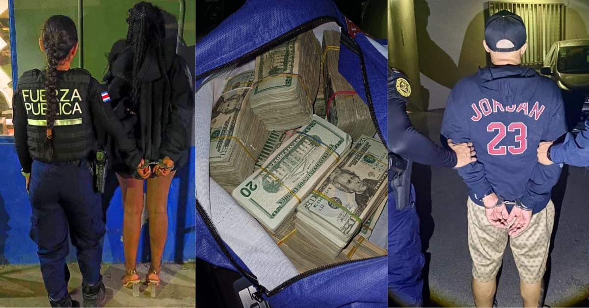 La pareja no pudo justificar la procedencia del dinero.