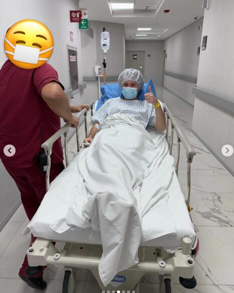 Luisito Comunica en fotos en el hospital