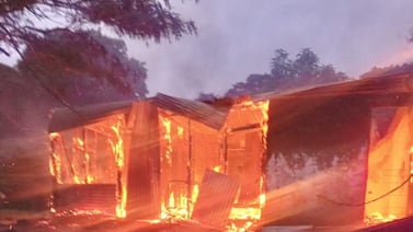Incendio en Territorio de Zaguates