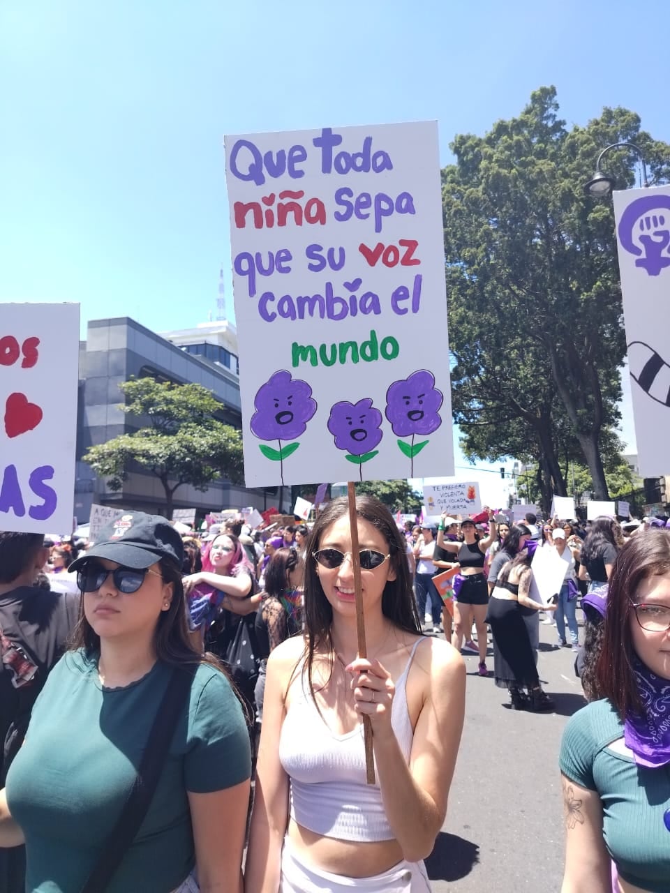 Marcha del 8 de marzo de 2026, San José Costa Rica