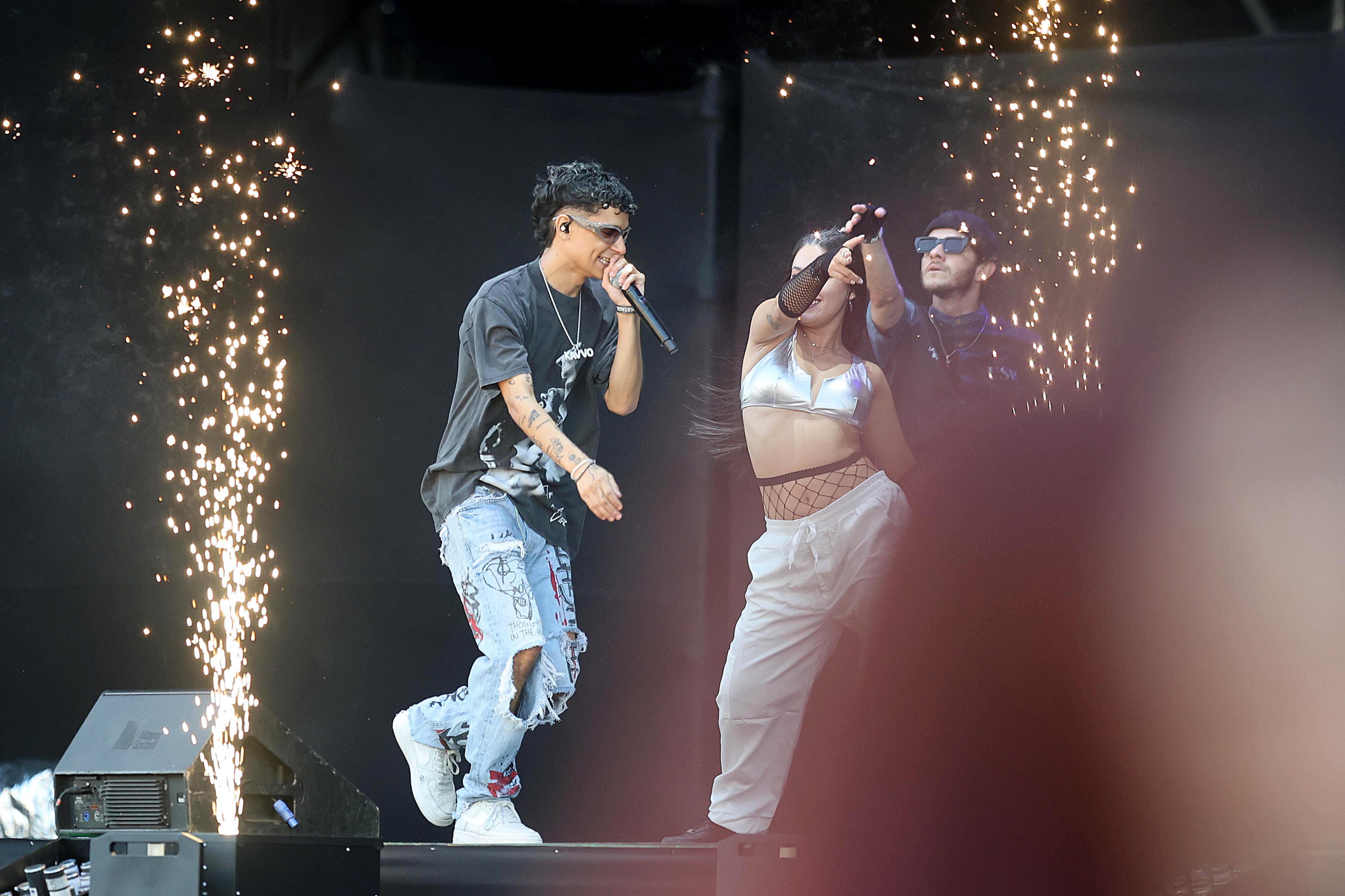 02/03/2023 Estadio Nacional. El epicentro del reguetón en Costa Rica tuvo como máximos exponentes a los internacionales a Ryan Castro, Ivy Queen y Don Omar. Pero antes participaron los artistas costarricenses Kavvo, el DJ Johnny, Gimario y Toledo. La fiesta de la música urbana llenó de emoción y alegría el recinto de La Sabana, donde cientos de fans bailaron y gozaron en el Urban Fest 2024. Foto: Rafael Pacheco Granados