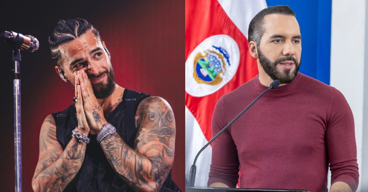 Maluma se presentó en el Estadio Jorge Mágico González y felicitó la limpieza de las calles y la calidez de los salvadoreños, gobernados por Nayib Bukele.