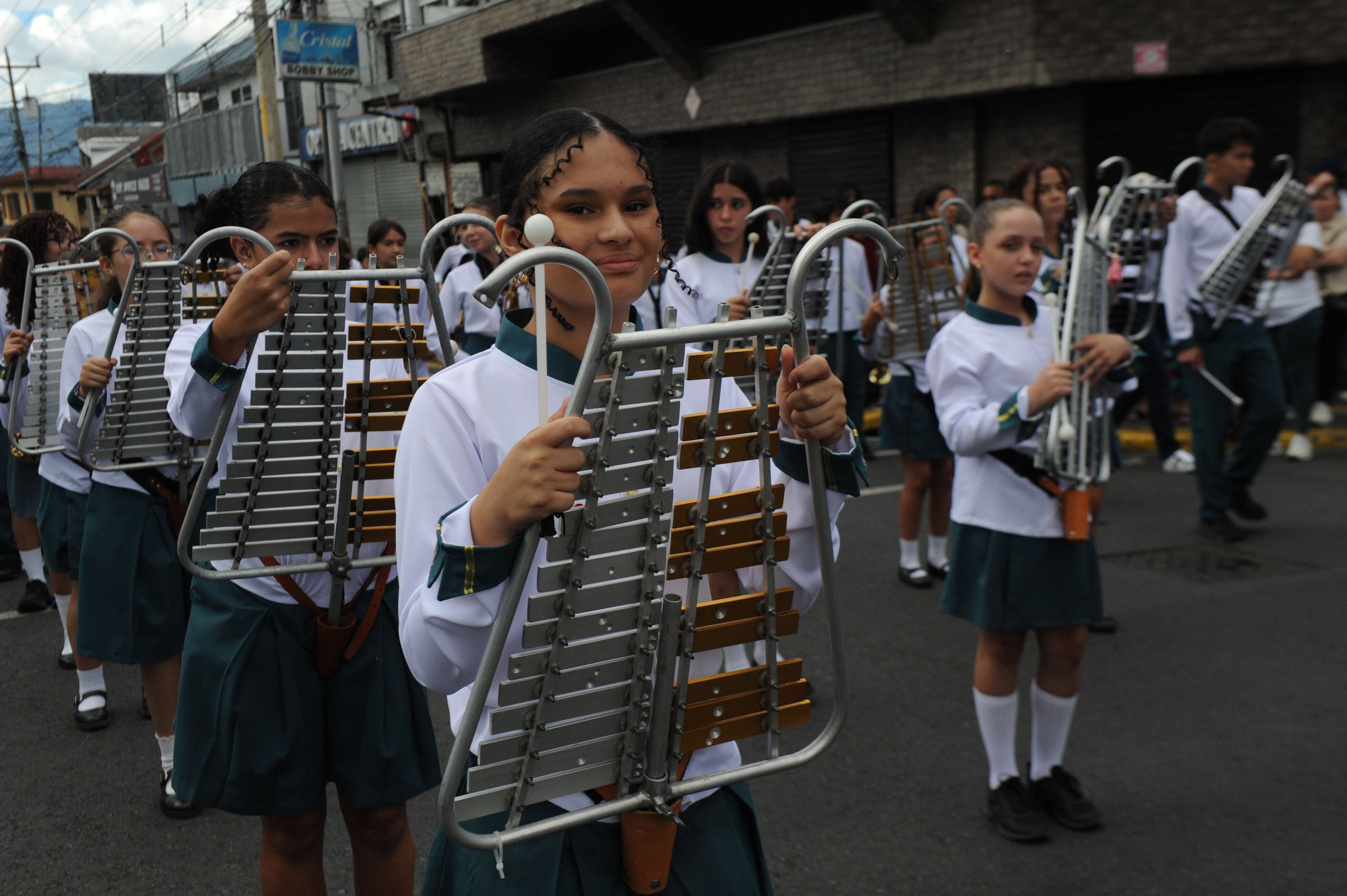 Actos de conmemoración de los 170 años de la Batalla de Rivas, en el parque Juan Santamaría, en Alajuela, este 11 de abril.