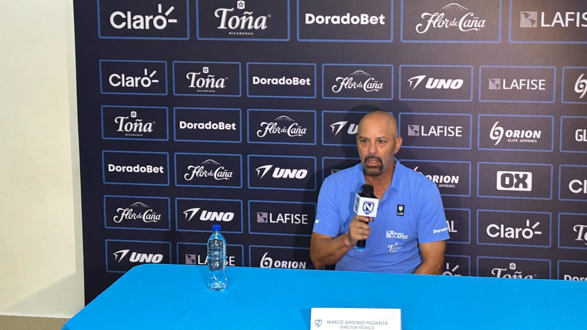 Marco Antonio Figueroa tecnico de Nicatagua