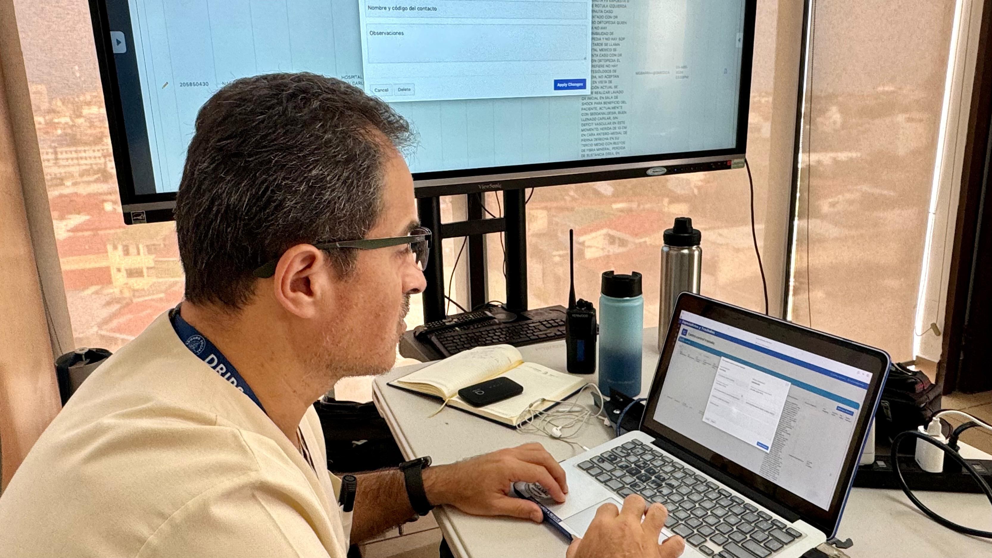 Hugo Madrigal Vargas, parte del Centro de Información y Derivación de Traslados, CCSS.