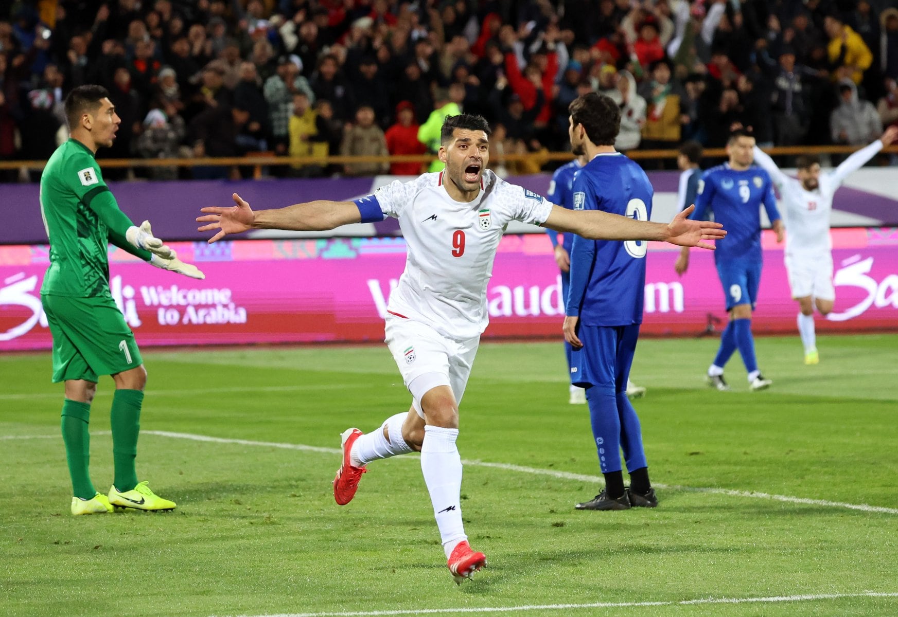La Selección de Irán clasificó al Mundial del 2026, en medio de una tensa situación con Estados Unidos. Foto tomada de Telemundo Deportes.