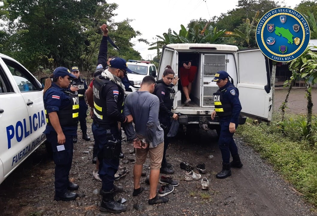 Los detenidos tienen edades entre los 17 y los 29 años. Todos quedaron a las órdenes del Ministerio Público. Foto: Cortesía MSP.