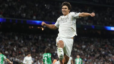 Gonzalo García hace de Mbappé y mantiene al Real Madrid en la pelea por la Liga Española