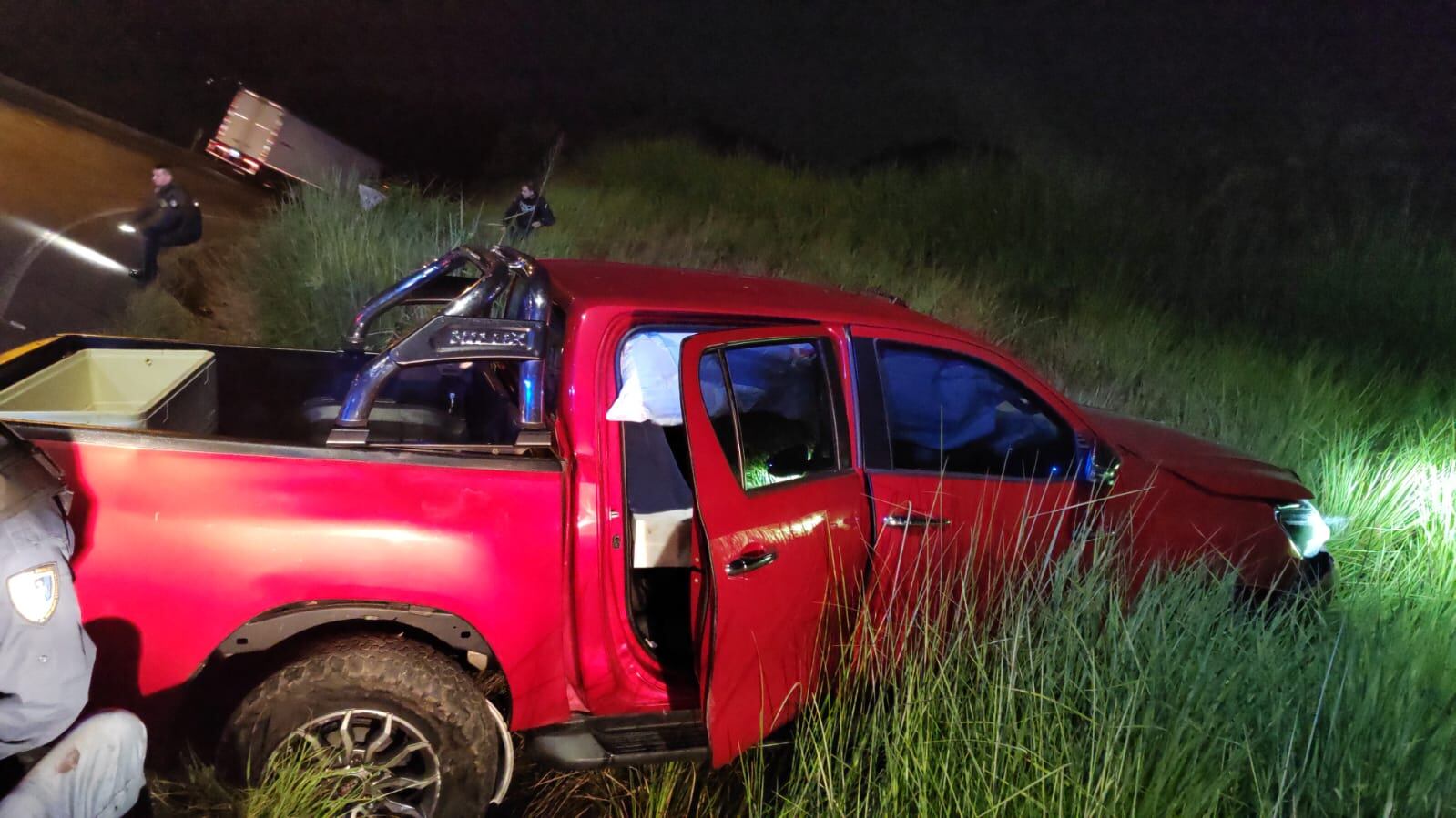 Detalle del vehículo propiedad de un hombre de apellido Barquero, de 63 años, quien resultó golpeado luego de colisionar en Alajuela. Fotografía: