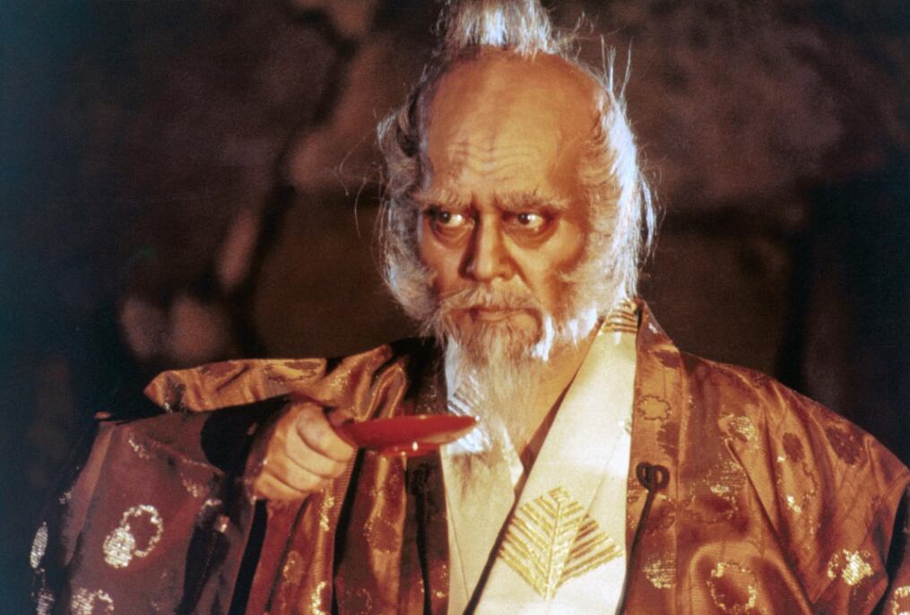 Tatsuya Nakadai en 'Ran' (1985), la épica de Akira Kurosawa sobre 'King Lear'.