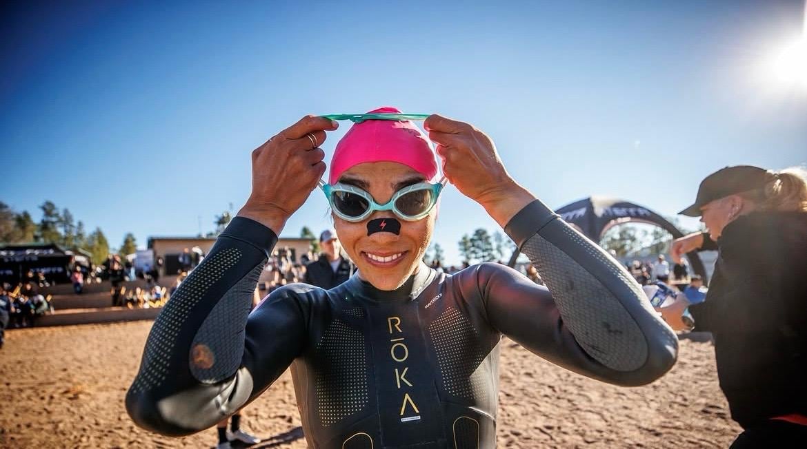 Raquel Solís es seleccionada nacional; aquí, durante su participación en el Campeonato Mundial de XTERRA 2026 en Nuevo México, Estados Unidos.