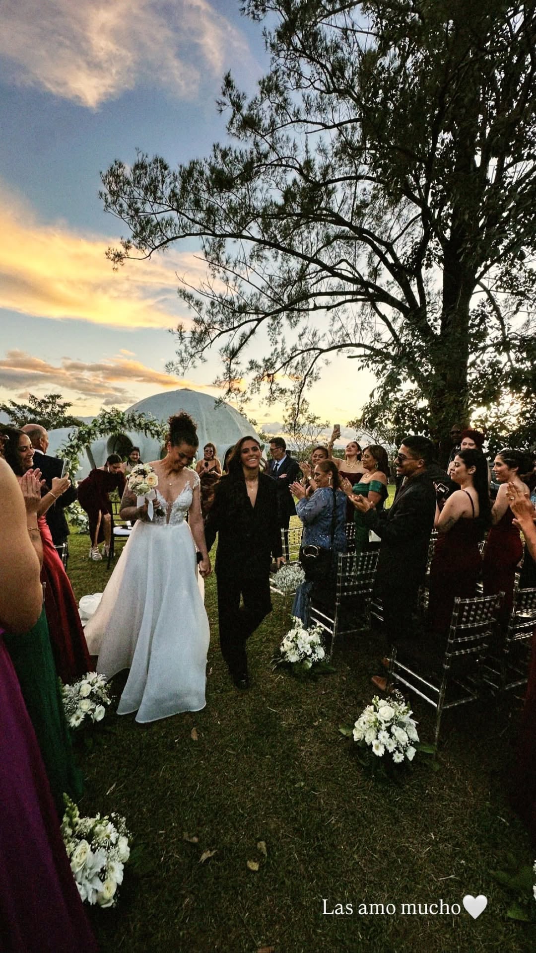 Boda de Noelia Bermúdez y Fabiola Villalobos.