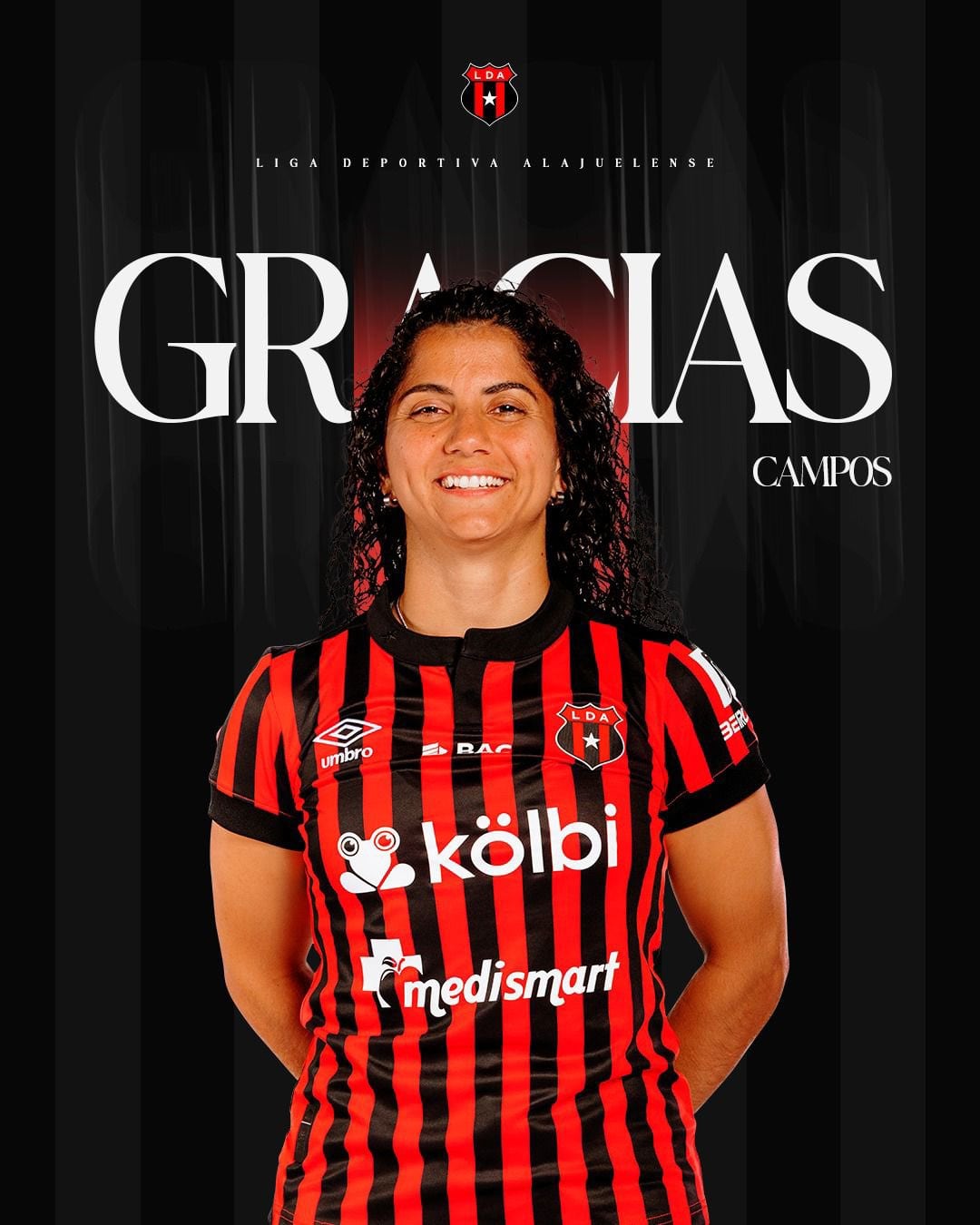 Mariela Campos tenía bastante tiempo de jugar con Liga Deportiva Alajuelense.