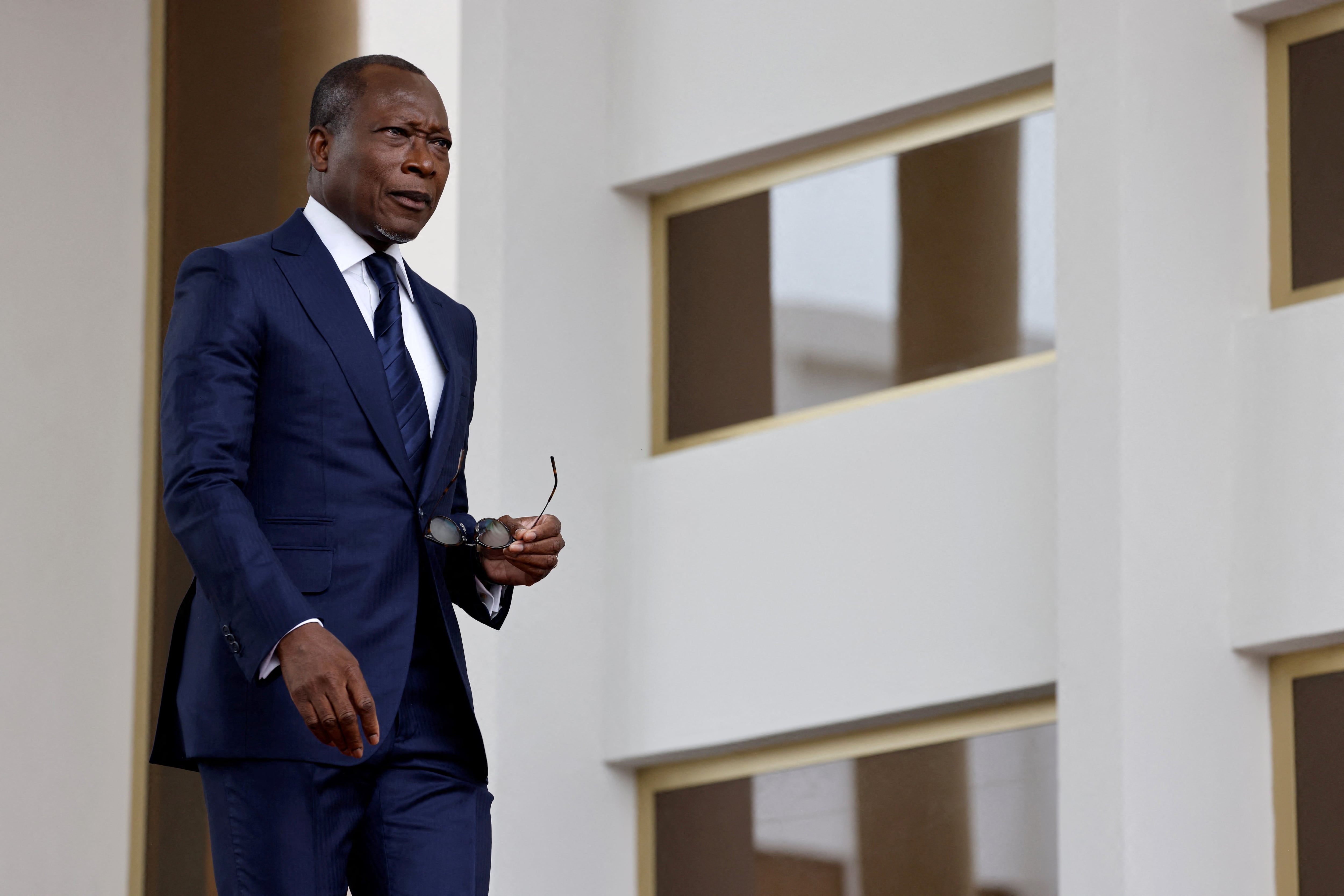 En la imagen, el presidente de Benín, Patrice Talon