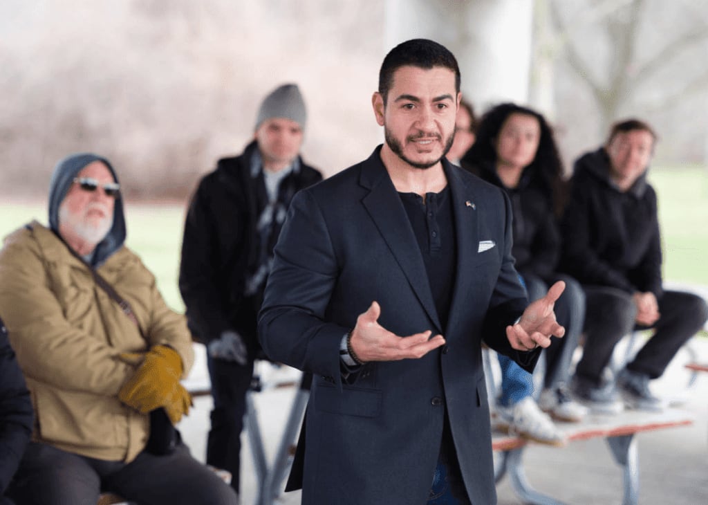 Imagen de campaña de Abdul El-Sayed, candidato demócrata en Michigan.