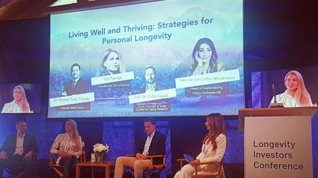 Liz ya participó en otras conferencias acerca de la longevidad. Foto: Instagram: @lizlparrish