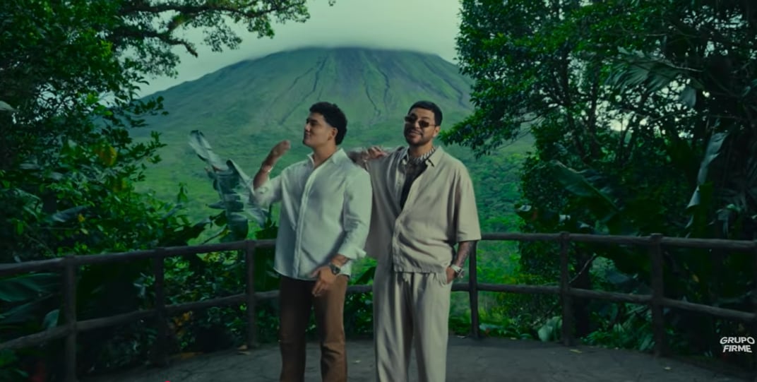Grupo Firme grabó el video de su última canción en Costa Rica.