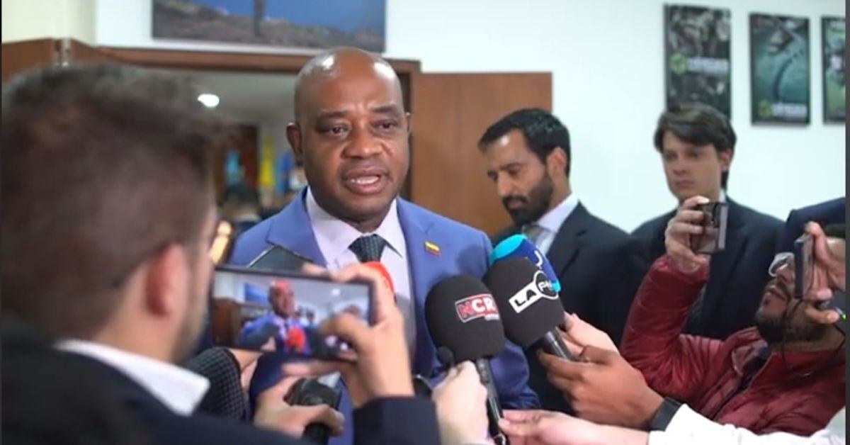 El canciller colombiano Luis Gilberto Murillo anunció que el presidente, Gustavo Petro, dio instrucción de instalar la embajada de Colombia en Ramala, ciudad de Palestina. (Fotografía tomada de @HoyPalestina en X)