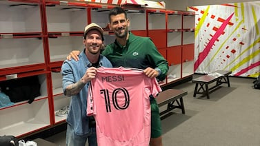 La anécdota de Novak Djokovic con uno de los hijos de Lionel Messi: ‘Tengo un poco de presión’