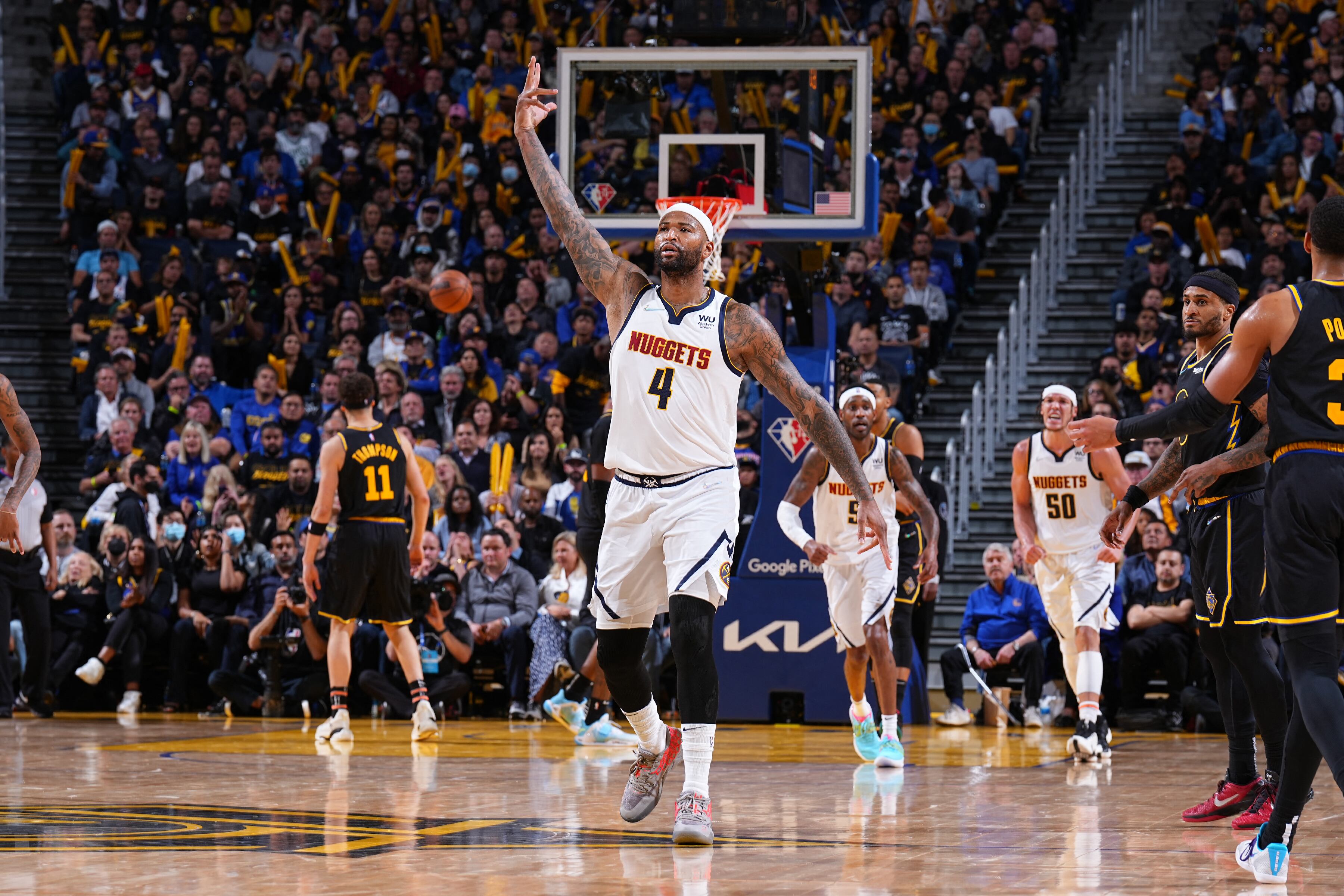 DeMarcus Cousins, durante su paso por los Nuggets de Denver de la NBA.