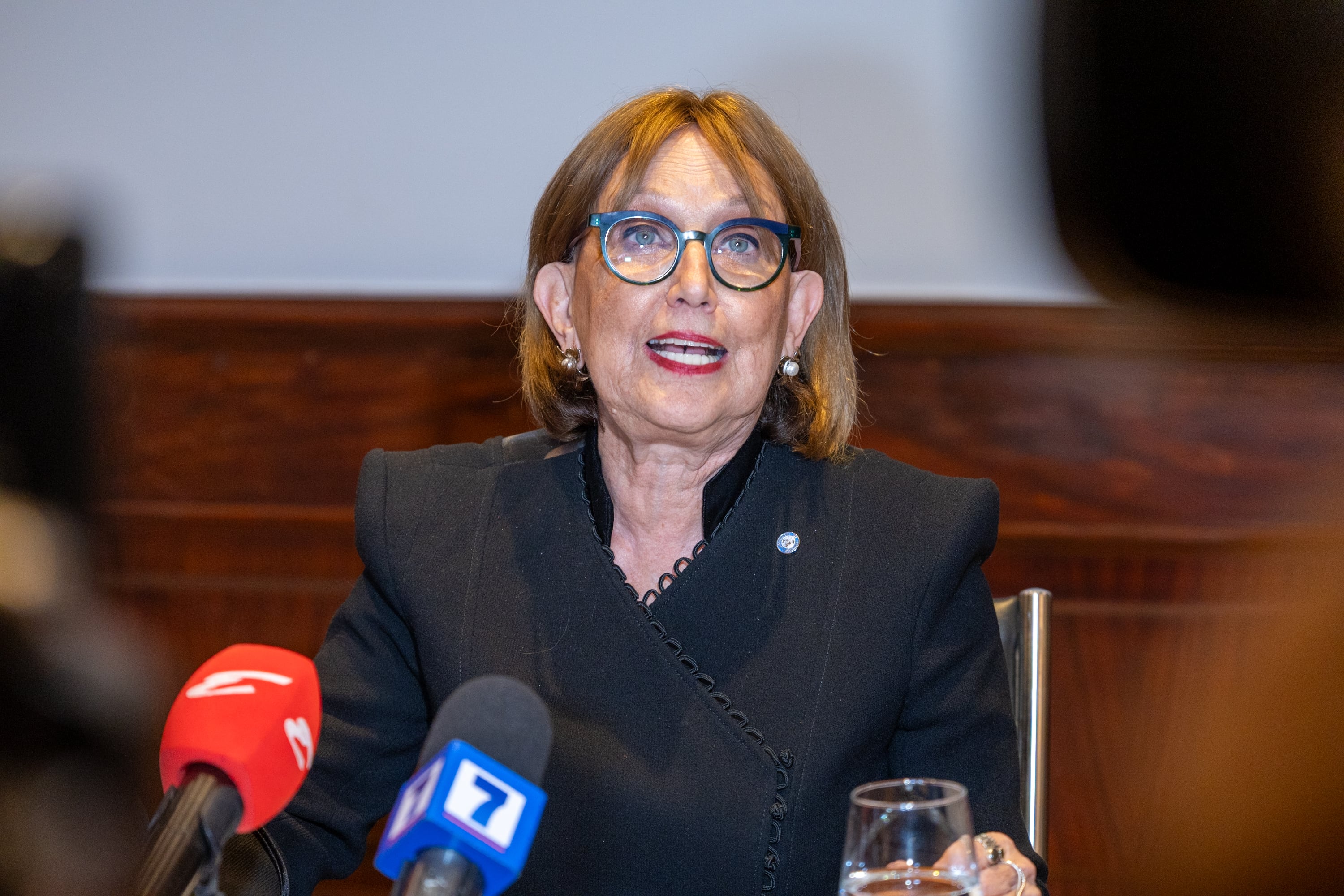 16/10/2026, San José, Hotel Internacional, conferencia de prensa de Rebeca Grynspan.