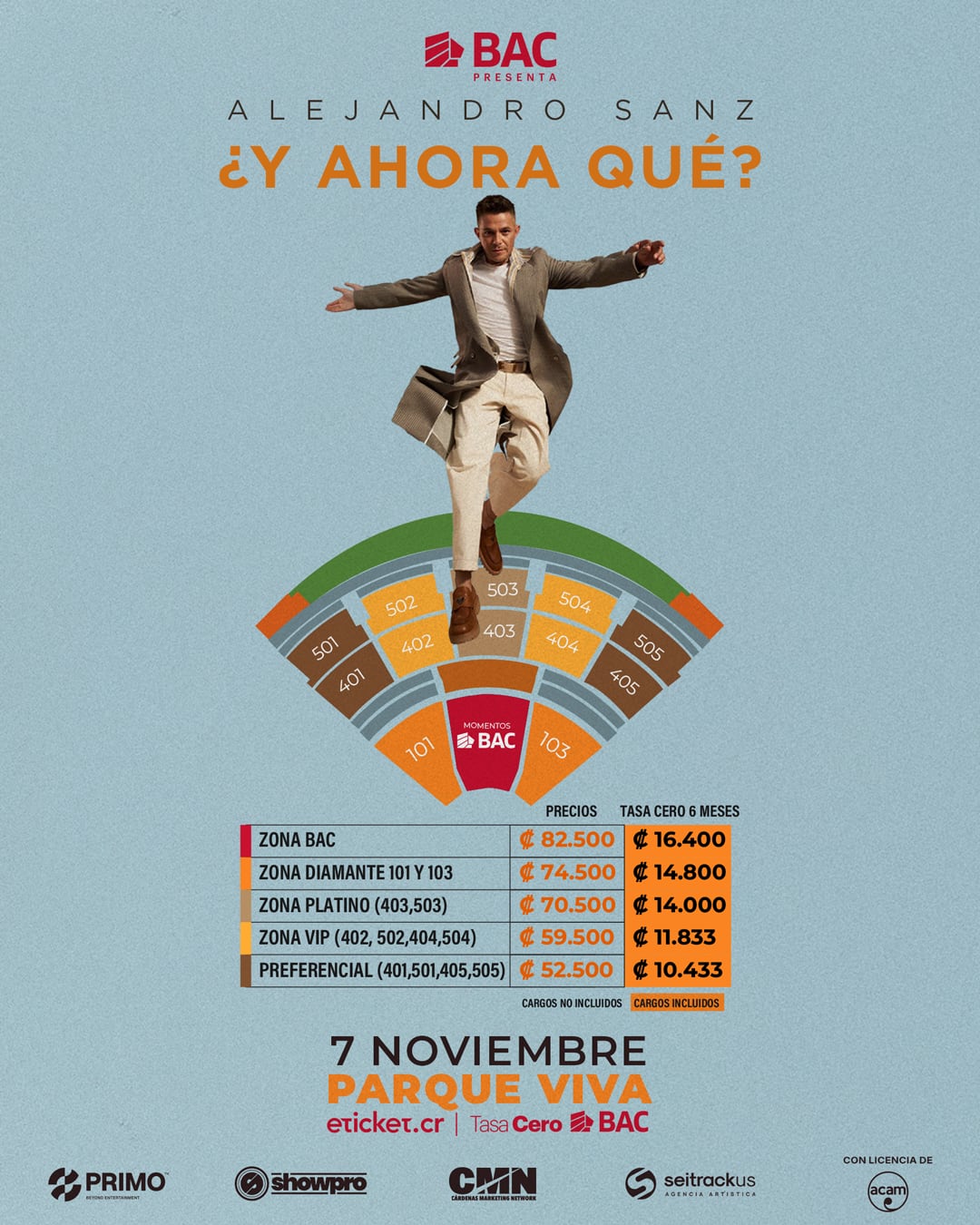 Alejandro Sanz en Costa Rica