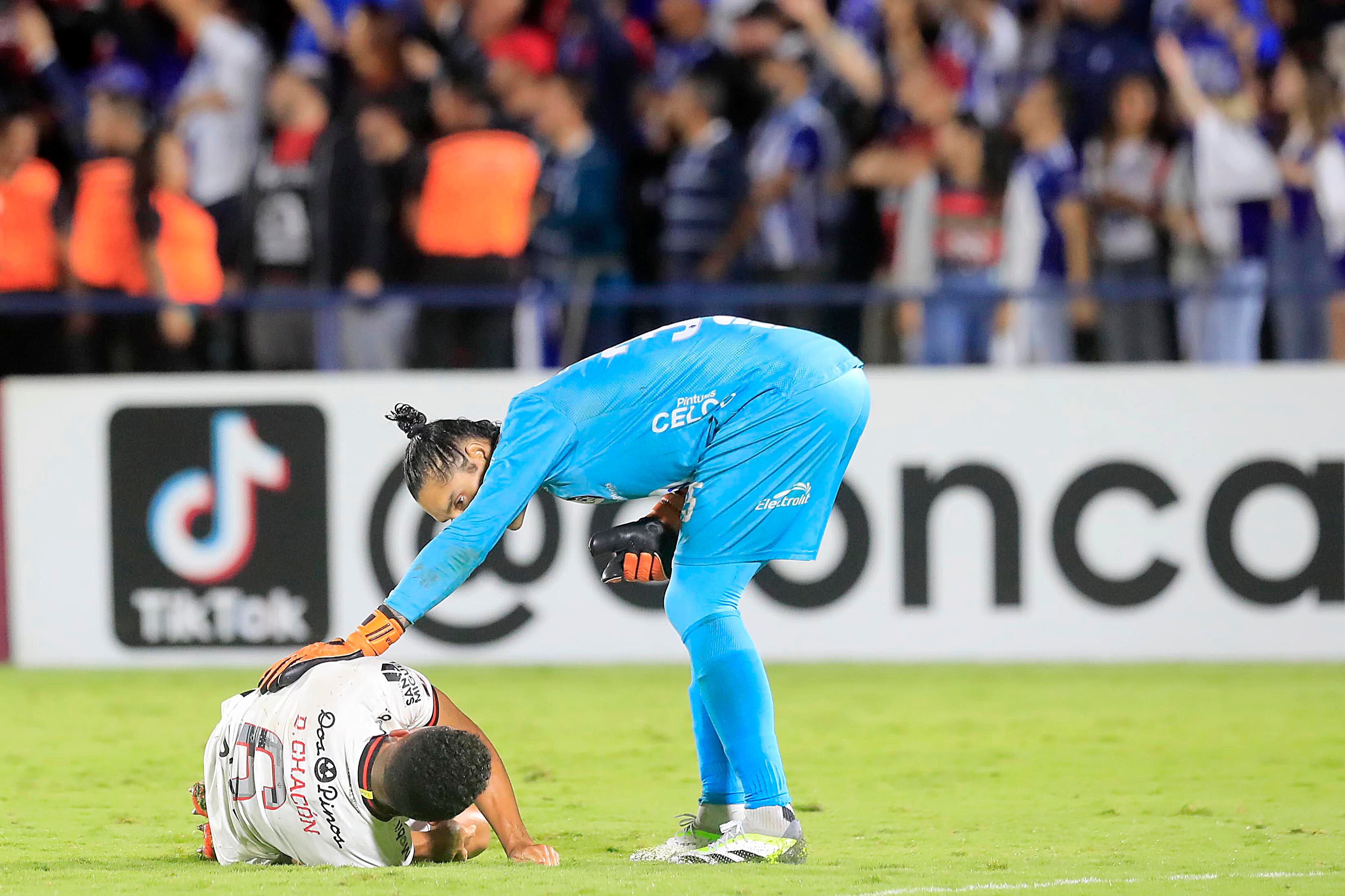 28/09/2023 Estadio Fello Meza, Cartago. El Club Sport Cartaginés recibió a la Liga Deportiva Alajuelense, en partido de la ida de los cuartos de final de la Copa Centroamericana de CONCACAF.