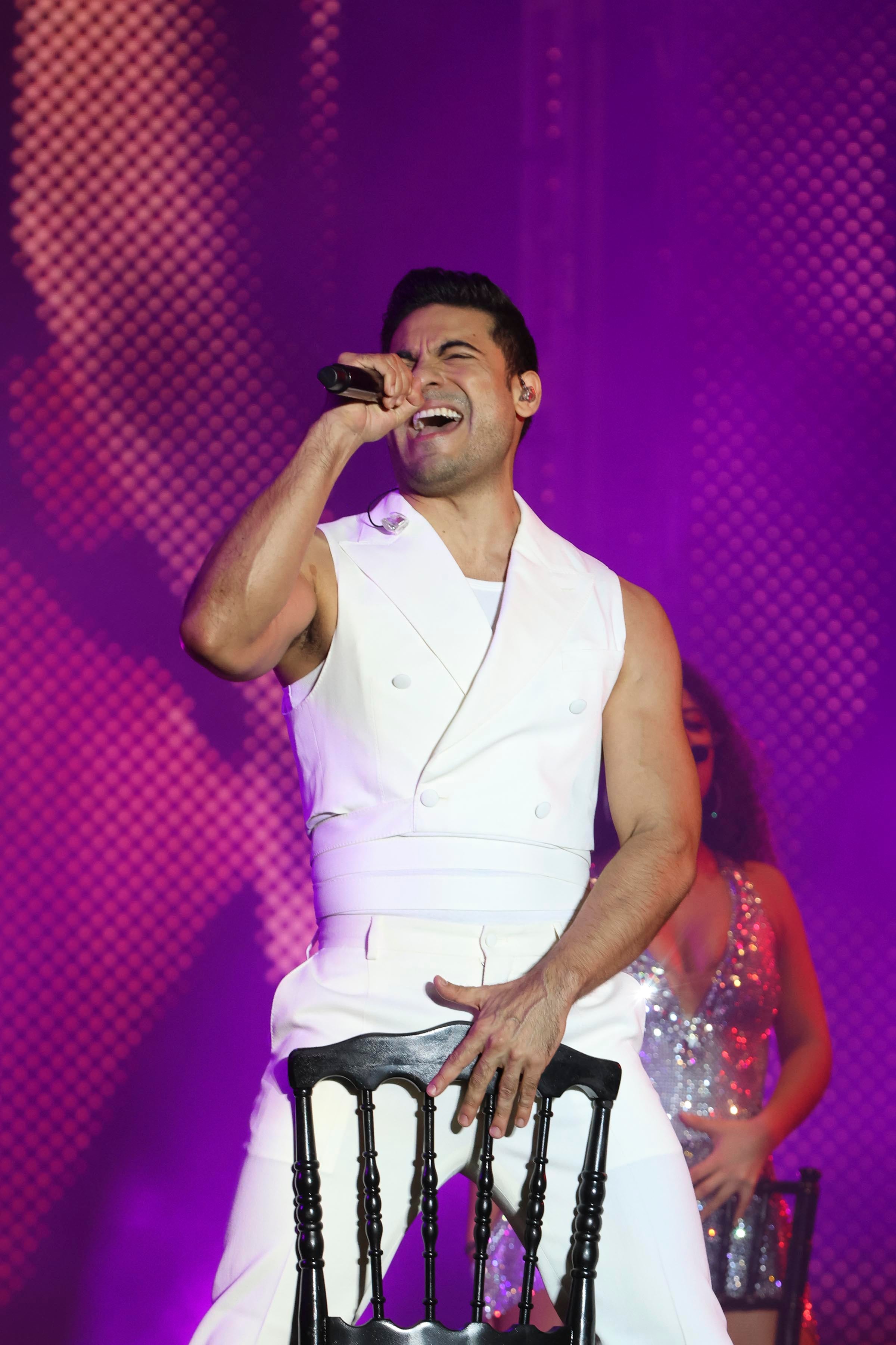 Carlos Rivera en el Estadio Nacional