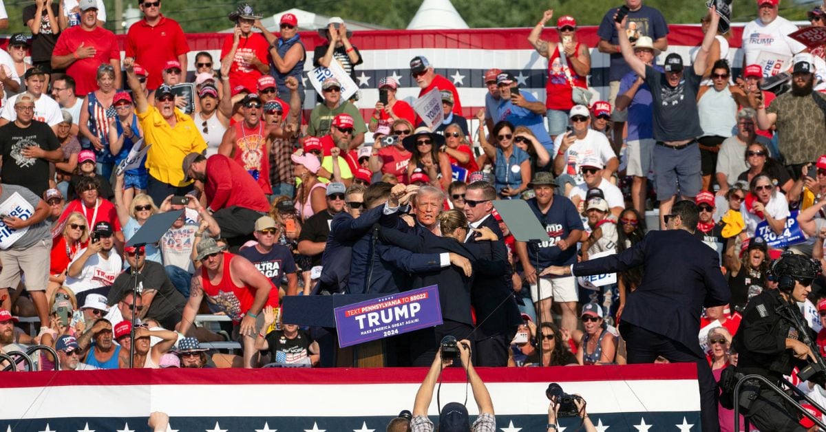 Los hechos sucedieron este sábado durante el mitin de Donald Trump en Pensilvania. (Foto: AFP)