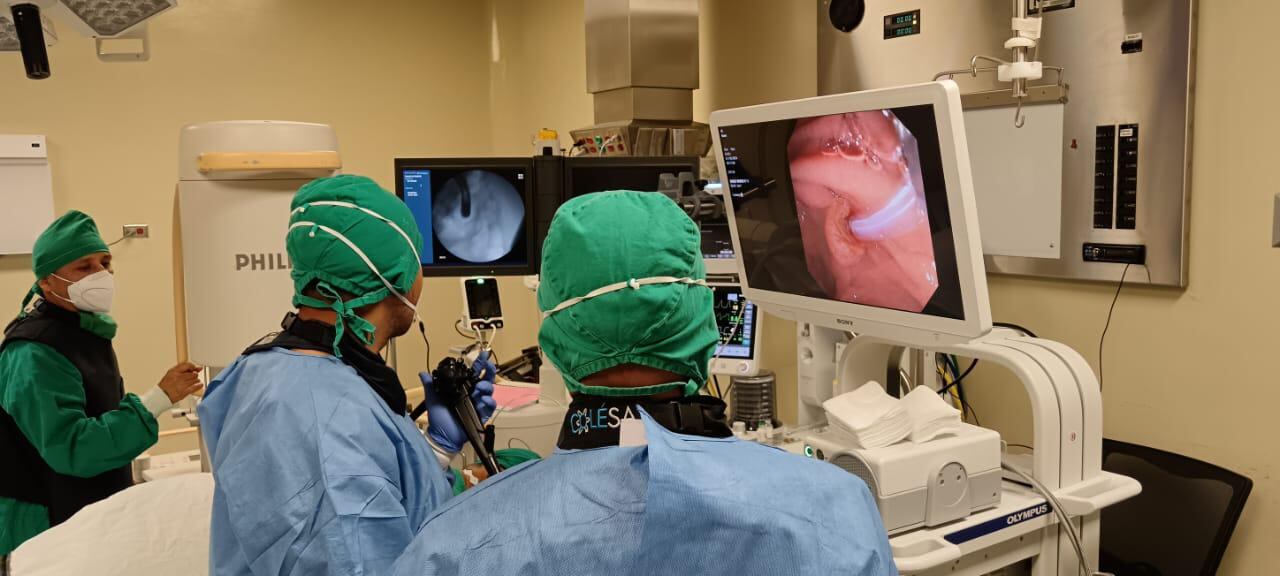 Hospital de Guápiles. Equipo para cáncer páncreas.