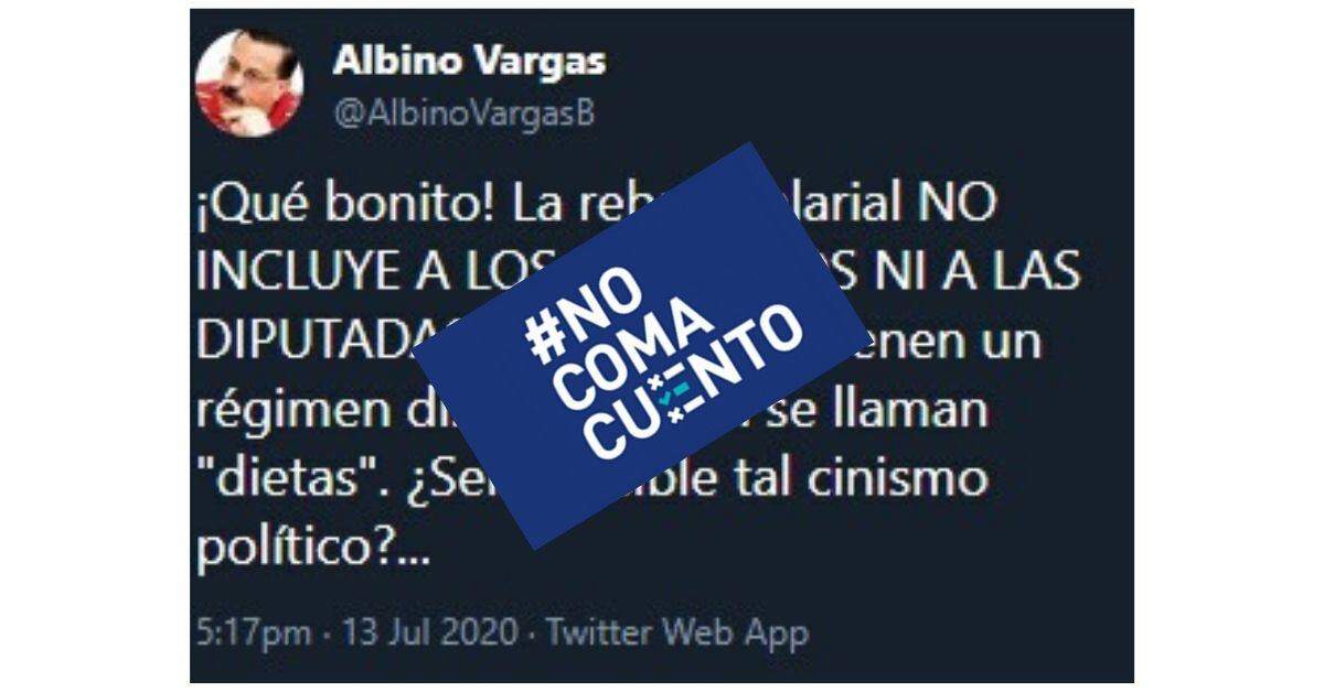 Albino salarios diputados