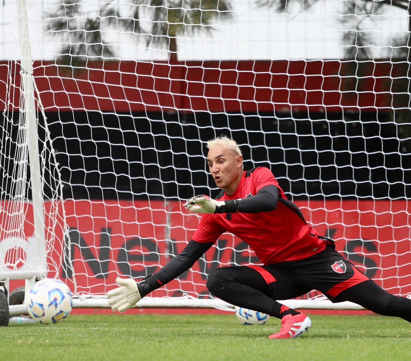 Keylor Navas, primer entrenamiento con Newells Old Boys, Argentina