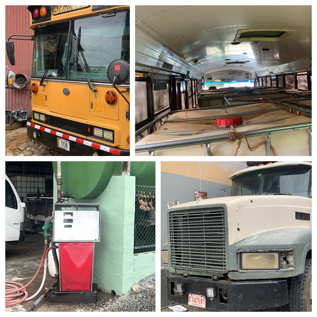 El combustible viajaba en contenedores escondidos en buses viejos o en vagonetas. En una propiedad de Macho Coca había una máquina expendedora de combustible.