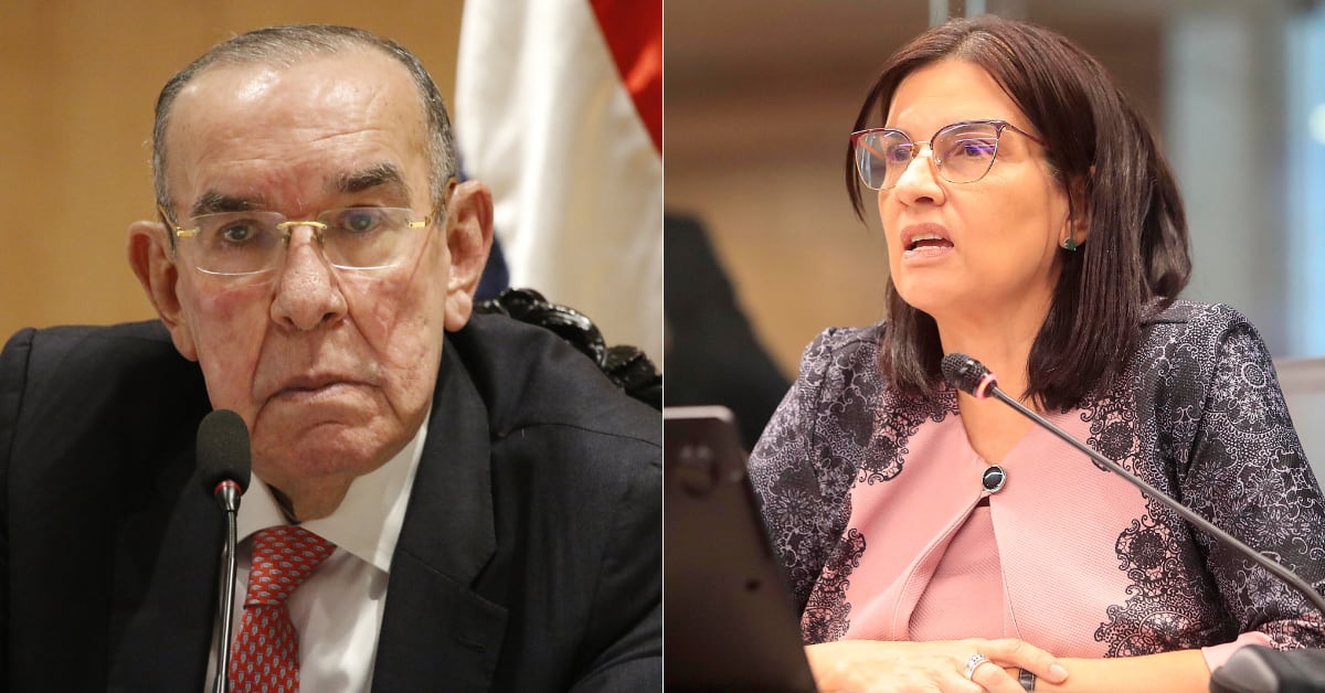 El presidente legislativo, Rodrigo Arias, recordó a la jerarca de la CCSS, Marta Esquivel, su deber constitucional de asistir a las convocatorias del Congreso. Foto: Archivo LN