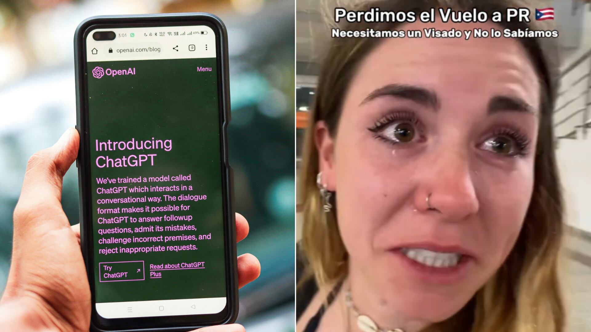 La IA les falló al darles información incorrecta sobre requisitos migratorios. No pudieron viajar y perdieron dinero.