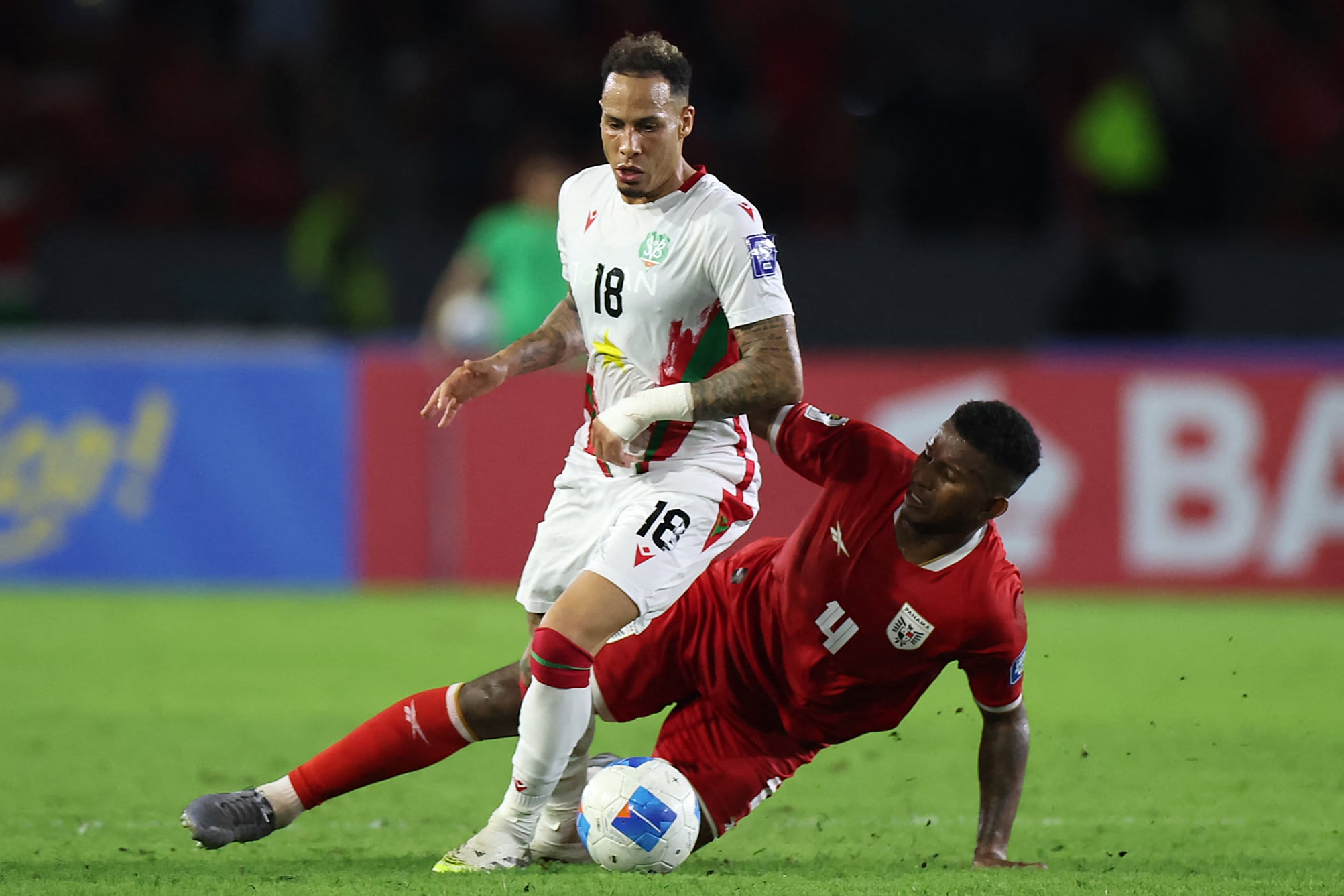 Panamá empató contra Surinam, por marcador 1-1. AFP.