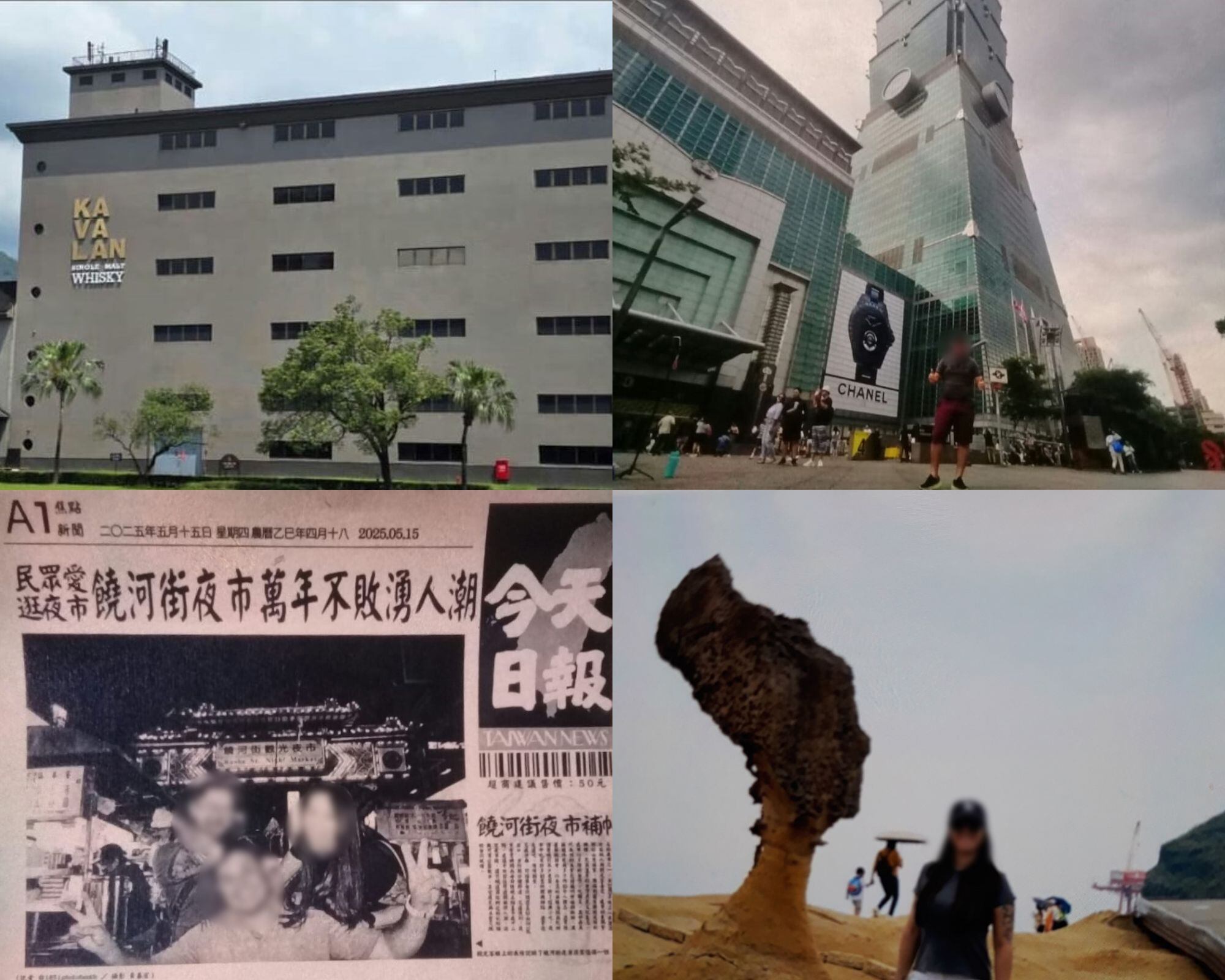 Imágenes publicadas por los funcionarios de la DIS, en redes sociales y en sus perfiles de WhatsApp, en mayo pasado, durante los días que estuvieron fuera de Costa Rica.