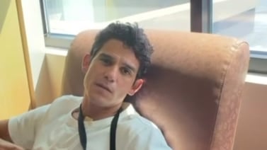 Andrey Amador habla desde el hospital y cuenta las secuelas que le dejó el accidente